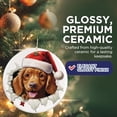 thumbnail image 5 of Irish Setter Dog Breed Ornament - Funny Dog Breakout Effect - for Dog Parent, Mom, Dad - Over 100 Designs to Choose from - 2.8" Round - Gold String Included - UV Printed Design - BMCO0288, 5 of 7