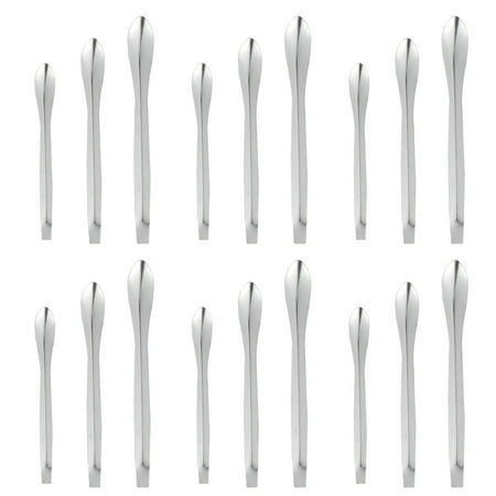 

18pcs Steel Laboratory Medicinal Spoon Spatula Experiment Pharmacy Spoon