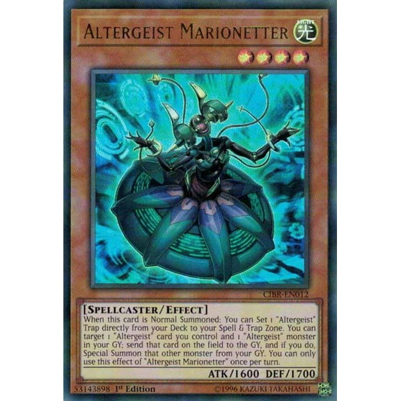 YuGiOh Circuit Break Ultra Rare Altergeist Marionetter CIBR-EN012