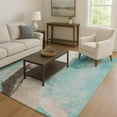 thumbnail image 7 of Addison Rugs Mayfield Premium Machine Washable Transitional Abstract Teal Rectangle Rug, 10' x 14', 7 of 7