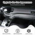 thumbnail image 2 of TINKI Center Console Dashboard Panel Strip Trim for Honda Pilot 2016-2022 Interior Decorative Cover Protector Accessories , ABS, 2 of 14