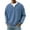 Blue, variant on Men's Fake Two-piece Sweatshirt, Fashion Pullover with Layered Collar Design, Long Sleeve Casual Top for Autumn Fall Streetwear