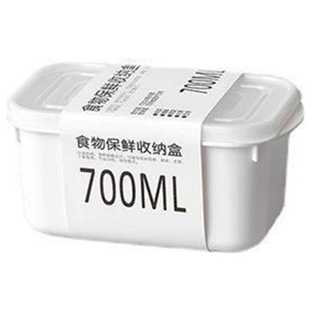 Recipientes japoneses para conservar alimentos frescos | Plástico sin BPA | Apto para refrigerador y microondas | Diseño apilable para verduras, frutas y comidas preparadas