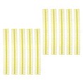 thumbnail image 2 of Binding Spines, 10Pcs Strong Adhesion 1/2in 30 Holes Binding Combs  For Office Yellow, 2 of 8