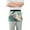 Cat Floating in Water, variant on Hot Air Balloons Floating in Sky Server Apron with 3 Pockets Waterproof Waitress Waist Short Apron for Man Woman 12 Inches