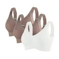 thumbnail image 1 of Bra 3PC Comfortable And Transparent Shoulder Strap Cordless Backless Spongeless With Convertible Shoulder Straps for Effortless Style 3PCS, 1 of 2