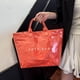 thumbnail image 5 of Bolsa de mensajero tipo lonchera para mujer, impermeable, resistente a desgarros, de gran capacidad, para viajes, preparación de comidas, lonchera, bento, contenedores de almacenamiento., 5 of 9