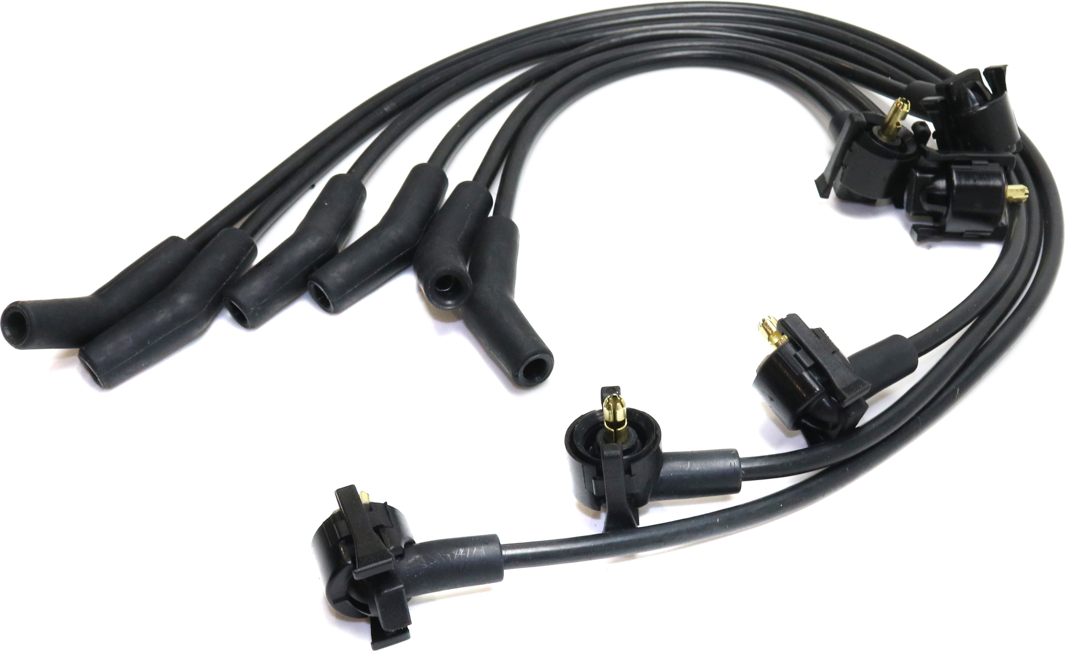 Replacement REPF504805 Spark Plug Wire Compatible with 1997-2000 Ford F-150 E-150 Econoline 6Cyl 4.2L Set of 6