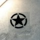 thumbnail image 3 of pieza de pegatinas de reacondicionamiento de estrella de cinco puntas del ejército, pegatinas de motocicleta para guardabarros de tanque de combustible, calcomanías creativas para casco de carreras a, 3 of 5