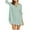 Green, variant on Bigersell Mother Of the Bride Dresses for Wedding Women's Solid Color V-neck 3/4 Sleeve Beach Sunscreen Shirt Dress Valentines Dress Women Shirt Dress Dresses, Style 3480, Green L