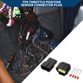 thumbnail image 3 of Conector de sensor de posición del acelerador TPS de 4 pines Unique Bargains, enchufe macho hembra, terminal de cable para Toyota Crown Camry, 1 juego, 3 of 6