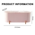thumbnail image 2 of Plastic Cosmetic Storage Organizer Box Containers with Hinged Lid - pink, 2 of 6