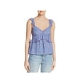 thumbnail image 2 of Joie Womens Diondra Sleeveless Blouse Top, Blue, X-Small, 2 of 2