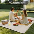 thumbnail image 4 of Outdoor Rug 5x8 ft Fall Waterproof Outdoor Patio Rug Mat Non Slip Outside Area Rugs Carpet for RV,Camping,Porch,Deck,Pool,Balconybackyard,Sunflower Pumpkin Leopard Print Orange, 4 of 9