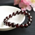 thumbnail image 3 of HOOUN Natural Garnet Bracelet 9Mm Crystal Bracelet Fashion Jewelry, 3 of 5