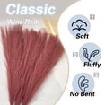 thumbnail image 5 of Acfruits Wine Pampas Grass Small, 3 Pcs 17" Faux Pampas Grass Short Decor, 5 of 5