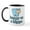 White/Black Inside, variant on CafePress - Happy As A Hippo Mug - 11 oz Ceramic Mug - Novelty Coffee Tea Cup