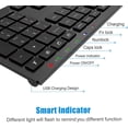 thumbnail image 4 of Wireless Keyboard and Mouse Combination, Compact Full-size Wireless Keyboard and Mouse Set Noise Reduction Key 2.4G Ultra-thin Fashion Design, Suitable for Windows, Computers, PCs, Laptops, 4 of 9