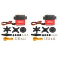 thumbnail image 2 of Servo impermeable, 2 piezas Servo de 25 kg Servo de grado impermeable Servo RC Diseño de clase mundial, 2 of 8