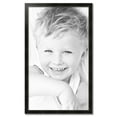 thumbnail image 2 of ArtToFrames 27" x 46" Honors Black with Silver Picture Frame, 27x46 inch Black Wood Poster Frame (WOM-5157),  Pack, 2 of 7