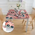 thumbnail image 2 of Awypu Beach Coral Starfish Summer Nautical Coastal Ocean Decorative Table Cover 100% Polyester Fiber 36*36, 2 of 8