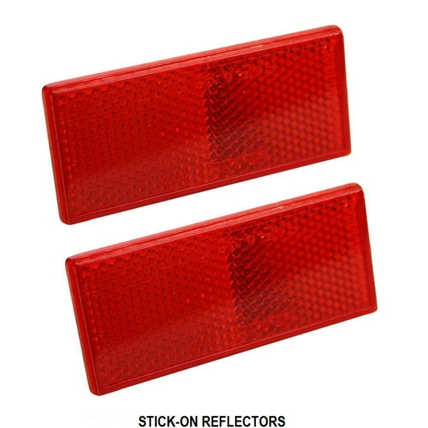 2 Pack Stick On Reflectors