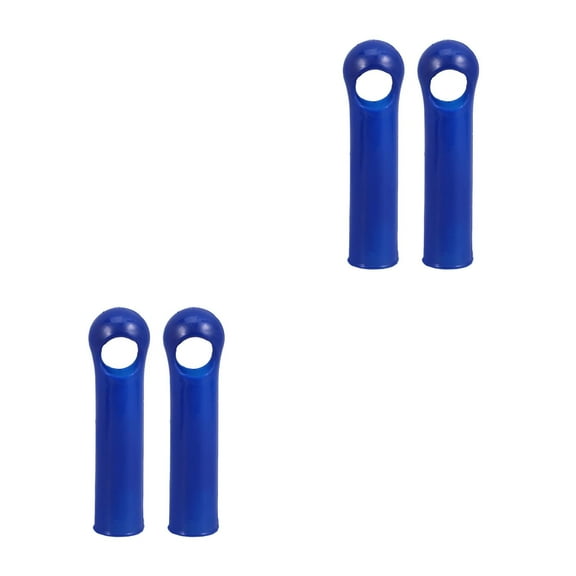 Raindrops 4-Pack Replacement Handle Grips for Broom and Dustpan, Plastic Pole Grip Accessories for Sweeping Broom Sticks