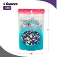 thumbnail image 2 of Delicious & Deadly Graveyard Smash - RIP Black Violet Purple White Silver Haunted Mansion Halloween Fall Colorful Candy Sprinkles Mix Baking Edible Cake Cupcake Cookie Decorations - 4 oz, 2 of 8