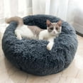 thumbnail image 4 of Labymos Soft Plush Round Pet Bed Cat Soft Bed Cat Bed for Cats Dogs, 4 of 8