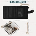 thumbnail image 3 of Small Wallet For Women Bifold Leather Pocket Coin Credit Card Holder With RFID Blocking Kitten & Puppy Are Lying Together, 3 of 6