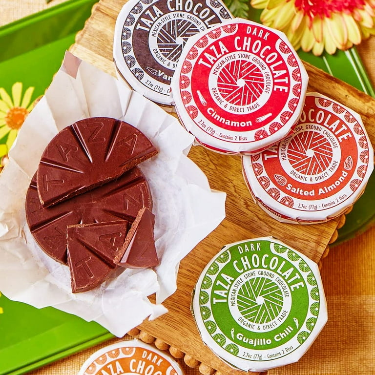 Taza Chocolate Organic Mexicano Disc 50% Dark Chocolate, Cinnamon