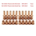 thumbnail image 1 of 20 Pcs pour Spectre 875 Auto-Line Xt60 Torche de Coupe Plasma Outils de Coupe Électrode 256026 Wsp-20019 Pointe 249929 Wsp-20023, 1 of 8