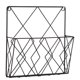 thumbnail image 2 of Estante de pared Hesroicy de estilo moderno, ahorra espacio, diseño elegante de cuadrícula, revistero montado en la pared para el hogar., 2 of 8