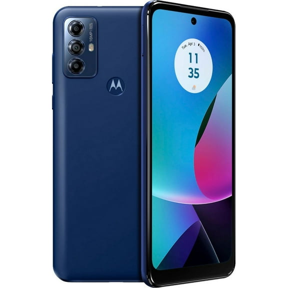 Restored Motorola Moto G Play (2023) Smartphone, Fully Unlocked,32 GB Storage 3 GB RAM, Deep Indigo (Refurbished)