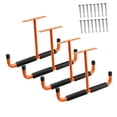 thumbnail image 2 of Flynix 4 Pieces Overhead Garage Storage Hook Display Rack Utility Hanger,Ceiling Hanger orange, 2 of 9