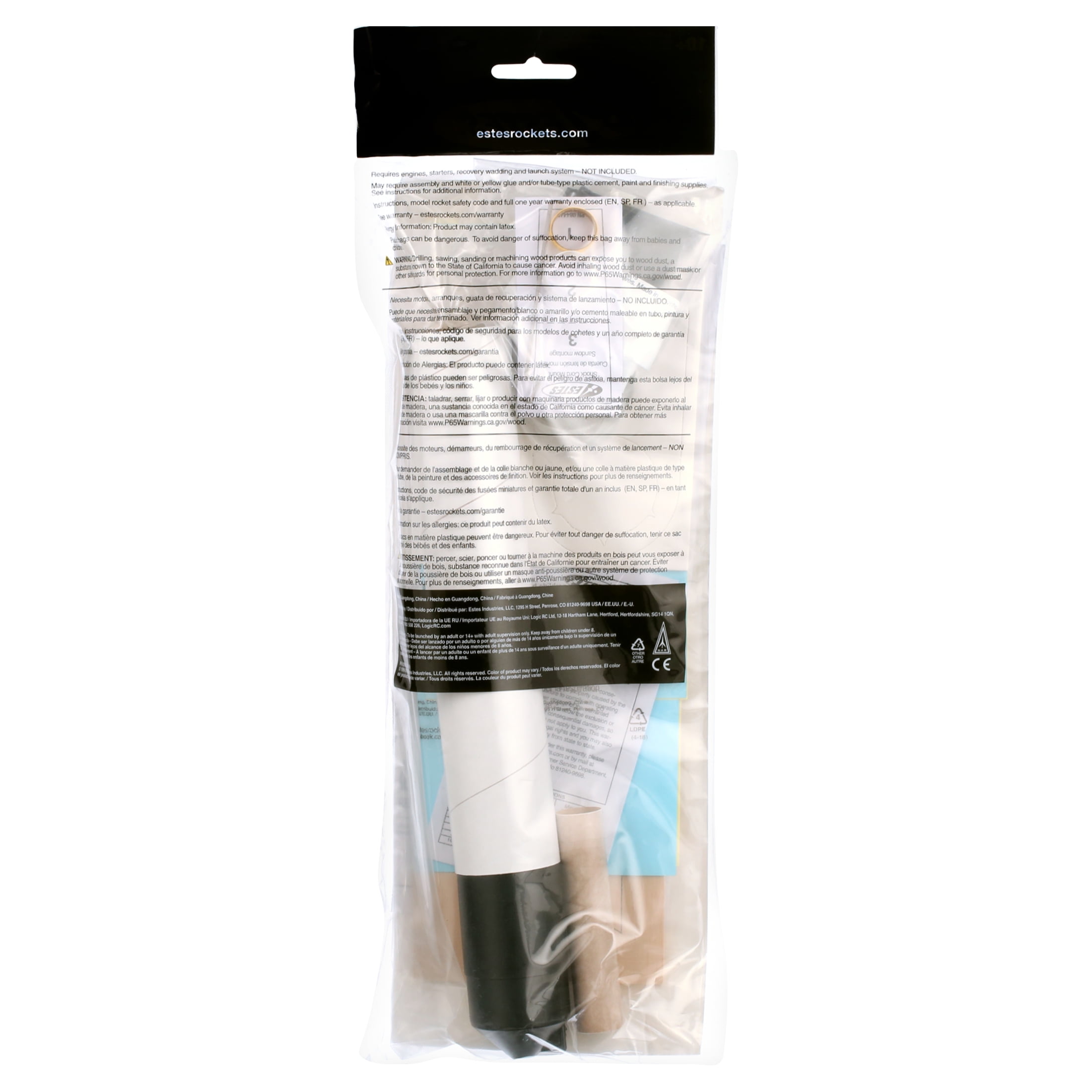 Estes Der Red Max Flying Model Rocket Kit