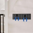 thumbnail image 3 of KAKOWELY wall mount pegboard panel Pegboard Panel Black Vertical Strip 1Pack, 3 of 8