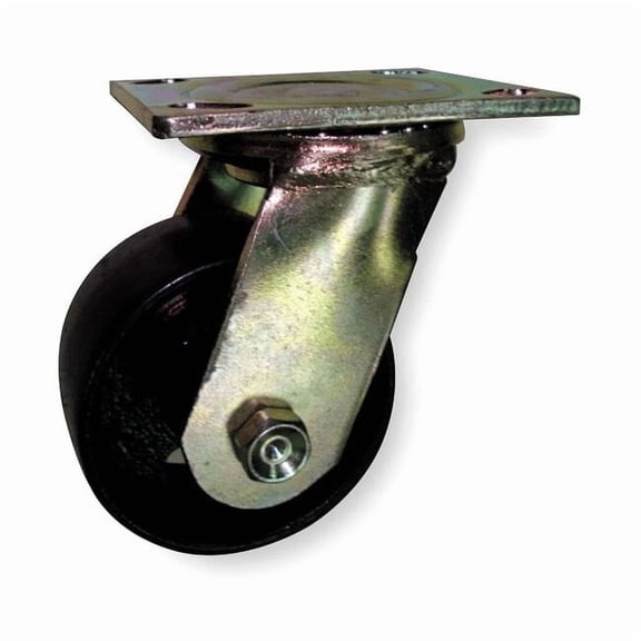 Manufacturer Varies Plate Caster,Swivel,Steel,9 1/2"H 1NVC9