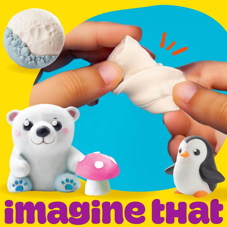 Play-Doh Air-Dry Clay Bucket, 5 White Clays photo 6