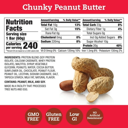 think! High Protein Bar Chunky Peanut Butter