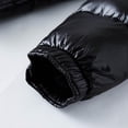 thumbnail image 7 of Men's Shiny Winter Puffer Jacket Water-Resistant Metallic Puffy Down Coat Thermal Hooded Insulated Thicken Outwear, 7 of 7