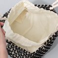 thumbnail image 5 of Bolsos de mano con cuentas de madera cruda para mujer, bolsos de playa de ciudad de diseñador de lujo, tendencia de moda 2024, bolso cruzado de hombro, 5 of 5