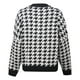 thumbnail image 4 of Suéter retro de punto geométrico de manga larga informal de moda para mujer Fridja  hjk637, 4 of 4