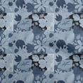 thumbnail image 1 of oneOone Cotton Poplin Blue Fabric Asian Floral Sewing Material Print Fabric By The Yard 56 Inch Wide, 1 of 4