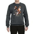 thumbnail image 2 of If It's Not a Boxer It's Just a Dog Gift | Mens Dog Lover Crewneck Graphic Sweatshirt, Charcoal, Small, 2 of 3