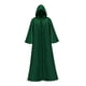 thumbnail image 4 of Capa con capucha Hugo para Halloween, disfraz de Cosplay, larga, Verde S, 4 of 9