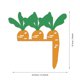 thumbnail image 2 of Adornos de esquina para puertas con conejito de Pascua y huevos Artesanía de madera hecha a mano para marcos de puertas festivos, 2 of 3