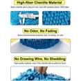 thumbnail image 2 of Car Wash Mitt 2 Pack - Large Size Microfiber Wash Mitt Car Cleaning Mitts Premium Chenille Car Washing Gloves Winter Waterproof Car Wash Rag Sponge Ki, 2 of 4