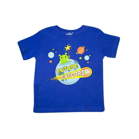 

Inktastic Future Explorer Alien in Outer Space Gift Toddler Boy or Toddler Girl T-Shirt