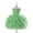 Light Green, variant on Flower Girl Lace Dress for Kids Wedding Pageant Party Formal Long Maxi Gown Princess Communion Tulle Bow Dresses